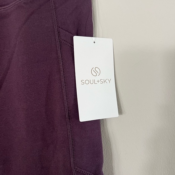 NEW SOUL & SKY Brushed Side Pocket Cold Weather Legging M - Picture 4 of 7